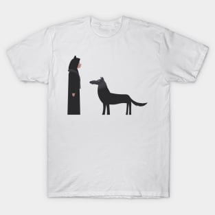 Red Revolting Wolf Rhymes T-Shirt